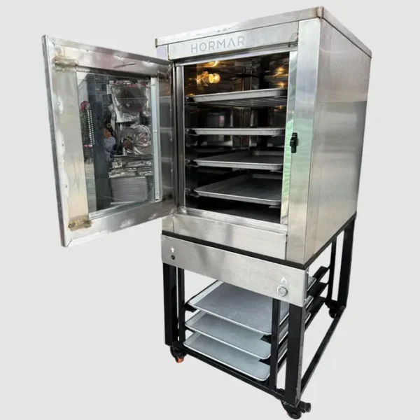 Horno austero para 4 charolas en acero inox