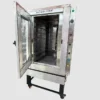 Horno de convección semiautomático para 8 charolas en acero.