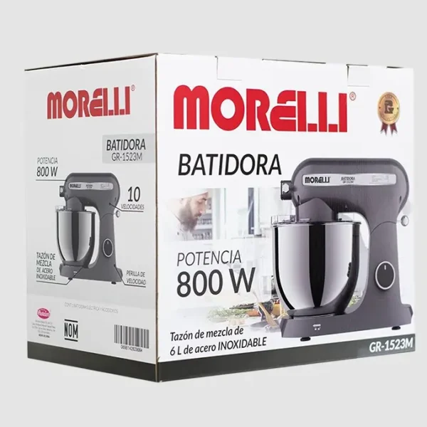 Batidora Industrial Morelli Negra