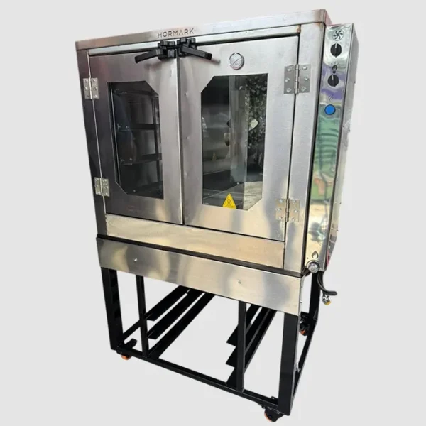 Horno de convección manual a 2 puertas 4 charolas