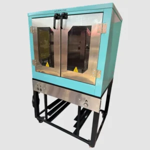 Horno de Convección Manual Bicolor 4 Charolas – Menta